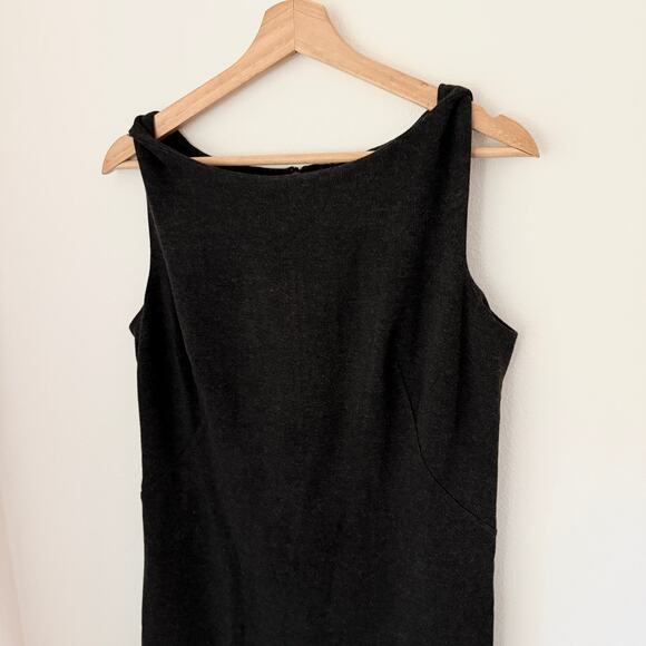 MM Lafleur Lydia Sheath Ponte Knit Sleeveless Dress Sz 10 - Picture 4 of 10